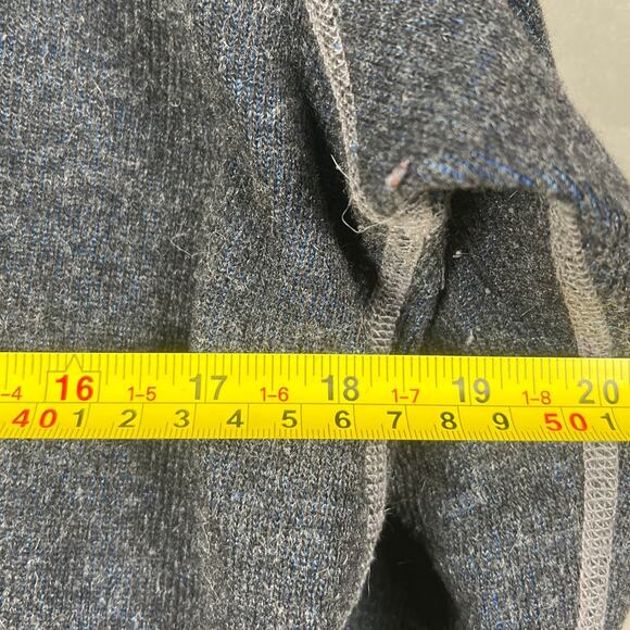 Kuhl Mens Sweater Sz Large Gray Chianti Fleece 1/4 Zip Outdoors Pullover - Picture 6 of 7